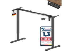 4250263741660 - UP30 Gestell für Schreibtisch Höhenverstellbar Elektrisch mit Motor schwarz - Stufenlos Höhenverstellbares Schreibtischgestell   Tischgestell Soft-Start Stop FarbeSchwarz