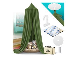 4255598301350 - KIDIZ® Baldachin Kinderzimmer Betthimmel babybett für Schlafzimmer Inkl Aufbewahrungstasche ohne Bohren Saumlänge ca 270cm Moskitonetz Insektenschutz Kinder Spielzelte 4255598301350 - KIDIZ® Baldachin Kinderzimmer Betthimmel babybett für Schlafzimmer Inkl Aufbewahrungstasche ohne Bohren Saumlänge ca 270cm Moskitonetz Insektenschutz Kinder Spielzelte