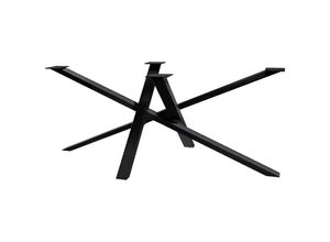 4255716361334 - Tischbeine Metall schwarz Finney Tischkufen für DIY-Esstische Tischgestell aus pulverbeschichtetem Stahl Höhe 72 cm 4255716361334 - Tischbeine Metall schwarz Finney Tischkufen für DIY-Esstische Tischgestell aus pulverbeschichtetem Stahl Höhe 72 cm
