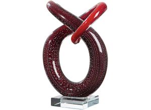 4063387593813 - Dekoobjekt CASABLANCA BY GILDE Skulptur Curvum rot H 24 cm rot B17cm H24cm T8cm Glas Dekofiguren 4063387593813 - Dekoobjekt CASABLANCA BY GILDE Skulptur Curvum rot H 24 cm rot B17cm H24cm T8cm Glas Dekofiguren
