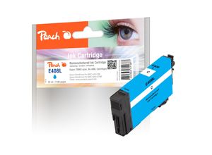 7640366811877 - E408 L Druckerpatrone XL cy ersetzt Epson No 408L T09K240 für zB Epson WorkForce Pro WFC 4310 DW Epson WorkForce Pro WFC 4810 DTWF (wiederaufbereitet)