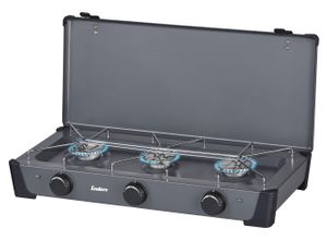 4000591014789 - Gaskocher ENDERS Bondy 3 Z grau B28cm H10cm L61cm Stahl Edelstahl Gaskocher Campingkocher mit 3 leistungsstarken Brennern