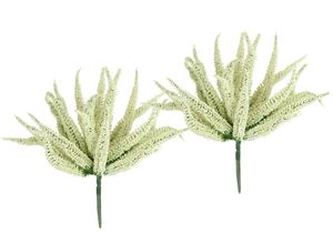 4019844824877 - Kunstpflanze IGEA Erikabusch 2er Set weiß B25cm H25cm L25cm Kunststoff Kunstpflanzen 25cm Heidenkraut Strauch Dekopflanze Dekoblume Bouquet Pflanze