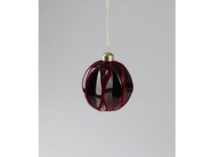 4056422490741 - Weihnachtsbaumkugel AM DESIGN aus Glas Ø 8 cm rot (bordeaux) Ø8cm Glas Weihnachtsbaumkugeln 6er Set 4056422490741 - Weihnachtsbaumkugel AM DESIGN aus Glas Ø 8 cm rot (bordeaux) Ø8cm Glas Weihnachtsbaumkugeln 6er Set