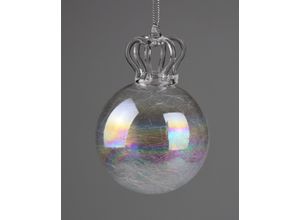 4056422168725 - Weihnachtsbaumkugel AM DESIGN aus Glas BxH 12x8 cm irisierend B12cm H8cm Glas Weihnachtsbaumkugeln 3er Set 4056422168725 - Weihnachtsbaumkugel AM DESIGN aus Glas BxH 12x8 cm irisierend B12cm H8cm Glas Weihnachtsbaumkugeln 3er Set