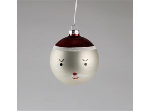 4056422266599 - Weihnachtsbaumkugel AM DESIGN aus Glas Ø 8 cm weiß Ø8cm Glas Weihnachtsbaumkugeln 6er Set 4056422266599 - Weihnachtsbaumkugel AM DESIGN aus Glas Ø 8 cm weiß Ø8cm Glas Weihnachtsbaumkugeln 6er Set