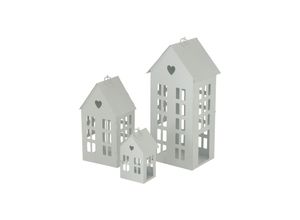 4020607903760 - Laternen Set Alamo Windlichter 3-teilig stilvolles Design Lichthaus weiß 4020607903760 - Laternen Set Alamo Windlichter 3-teilig stilvolles Design Lichthaus weiß