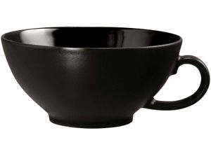 4052212119717 - Tasse SELTMANN WEIDEN Liberty - Velvet Black schwarz B890cm H430cm Ø1020cm Porzellan Trinkgefäße Teeobertasse klein 014 l