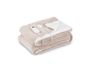 4060656519918 - - xl Elektrische Kuscheldecke Heizdecke mit Abschaltautomatik 180x130 cm Elektrische Wärmedecke Maschinenwaschbar Doppelseitige