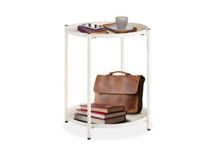 4061173205063 - tectake® Beistelltisch Stahl filigranes Gestell 455 x 455 x 53 cm