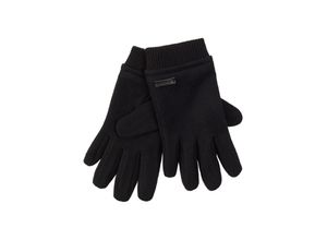 4063548344995 - Strickhandschuhe BOSS Kalsper Damen Gr L schwarz (schwarz 001) Web Wollmischung unifarben Handschuhe mit Labelaufnäher aus Leder 4063548344995 - Strickhandschuhe BOSS Kalsper Damen Gr L schwarz (schwarz 001) Web Wollmischung unifarben Handschuhe mit Labelaufnäher aus Leder