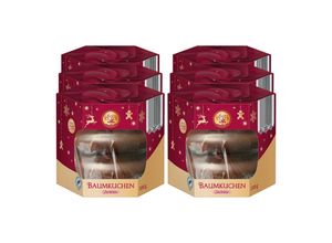 4316268708517 - Santa Claus in Town Baumkuchen Zartbitter 300 g 6er Pack