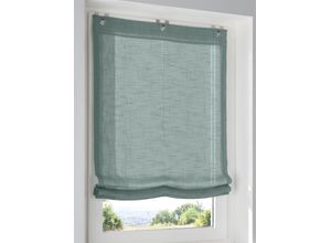 6930325799331 - Raffrollo HEINE HOME Gr 1 grün (salbei) B45cm H130cm Raffrollos