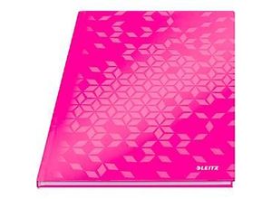 4002432399482 - Notizbuch WOW Format A4 80 linierte Blatt Hardcover-Einband FSC®-zertifiziert pink