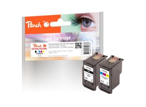 7640366810733 - C575 XL 2 Druckköpfe XL (bk col) ersetzt Canon PG-575XL CL-576XL für zB Canon Pixma TS 3700 Canon Pixma TR 4755 i Canon Pixma TS 3750 i (wiederaufbereitet)