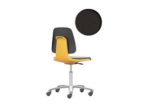 4016849597102 - Arbeitsdrehstuhl LABSIT Fünffuß mit Rollen Sitz mit Stoffbezug orange bimos 4016849597102 - Arbeitsdrehstuhl LABSIT Fünffuß mit Rollen Sitz mit Stoffbezug orange bimos