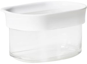 4009049540542 - Vorratsdose Optima transparent B75cm H65cm Lebensmittelaufbewahrungsbehälter 018 Liter rechteckig frische Dichtung rutschfeste Stapelränder