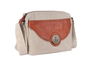 4046478088450 - Handtasche HARBOUR 2ND Jola Damen Gr B H T 29cm x 21cm x 2cm khaki cognac Canvas Leder Taschen