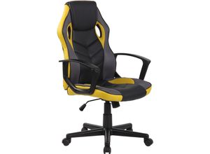 4251756423001 - Bürostuhl Glendale I Mit Kunstlederbezug Und Leichtlaufrollen Schreibtischstuhl Mit Lehne Höhenverstellbarer Ergonomischer Bürosessel