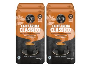 4316268722568 - Cafet Cafe Crema Ganze Bohne 1 kg 4er Pack