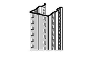4052939745329 - Regalrahmen PR 600 T 850 mm H 2500 mm Stützenbreite 75 mm