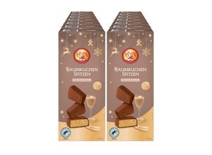 4316268708487 - Santa Claus in Town Baumkuchenspitzen Vollmilch Irish Cream 150 g 14er Pack
