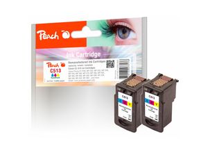 7640162273176 - C513 C 2 Druckköpfe XL 2*col ersetzt Canon CL-513C*2 2971B001 für zB Canon Pixma IP 2700 Canon Pixma MP 230 Canon Pixma MP 235 (wiederaufbereitet)