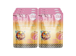 4262464680273 - Froozly Freeze Dried Candy Peach Rings 42 g 6er Pack