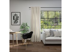 4006470499852 - Vorhang NEUTEX FOR YOU Linessa Gardinen Gr 160 cm verdeckte Schlaufen 137 cm beige Verdeckte Schlaufen Schal mit verdeckten Schlaufen Breite 137 cm nach Maß