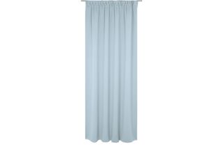 4004567504601 - Vorhang WIRTH Newbury Gardinen Gr 145 cm Multifunktionsband 130 cm blau (hellblau) Schlafzimmergardinen nach Maß