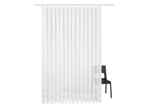 4005385477276 - Gardine WECKBRODT Jacqu Gardinen Gr 175 cm Kräuselband 160 cm weiß Kräuselband halbtransparent Polyester Strukturmuster Motiv nach Maß 4005385477276 - Gardine WECKBRODT Jacqu Gardinen Gr 175 cm Kräuselband 160 cm weiß Kräuselband halbtransparent Polyester Strukturmuster Motiv nach Maß
