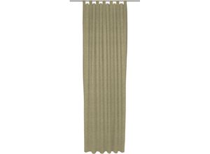 4004567377243 - Vorhang WIRTH Trondheim B gelb (ocker) Gardinen 335cm Schlaufen 132cm Polyacryl nach Maß B132cm H335cm