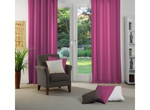 4004567421014 - Vorhang WIRTH Dim out Gardinen Gr 365 cm Multifunktionsband 142 cm pink Schlafzimmergardinen nach Maß