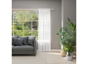 4006470503511 - Vorhang NEUTEX FOR YOU Allure Gardinen Gr 130 cm Multifunktionsband 140 cm beige (creme) Badezimmergardinen Schal mit Multifunktionsband Breite 140 cm nach Maß