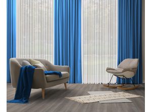 4004567413484 - Vorhang WIRTH Dim out Gardinen Gr 395 cm Multifunktionsband 142 cm blau Schlafzimmergardinen nach Maß