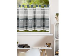 4005241707257 - Panneaux Sascha Gr 1 blau B140cm H45cm Polyester Gardinen Fertigschal