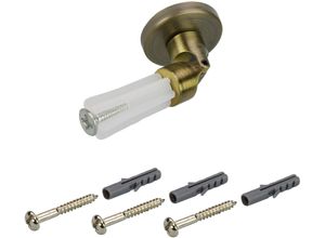 4016318286803 - Träger LIEDECO gold (messingfarben antik) Ø16cm Gardinenstangenhalterungen für Gardinenstangen Ø 16 mm