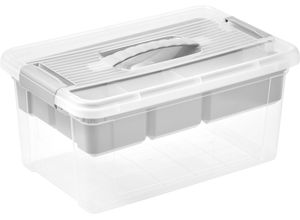 4052396112177 - Organizer KEEEPER henri Organizer- Box grau (nordic grau) B23cm H17cm T35cm Polypropylen (PP) Aufbewahrungsboxen bequemer Griff zum einfachen Tragen
