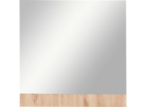 4250314559916 - Garderobenspiegel INNOSTYLE FUN Wandspiegel braun (artisan eiche) B84cm H84cm T2cm Holzwerkstoff Spiegelglas Spiegel Spiegelfläche 74 x 84 cm