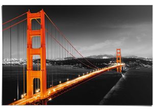 8714597336184 - Poster REINDERS San Fransisco Golden Gate Brücke orange (farbe bild(er) orange) B915cm H61cm Papier Bilder