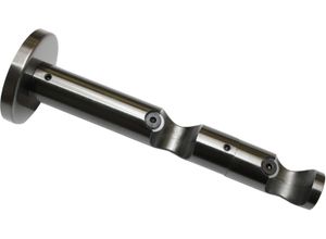 5050685111558 - Träger Doppel-Kombiträger offen Gardinenstangenhalterungen Gr Länge 8 cm grau (titansilberfarben) Gardinenstangenhalter Serie Einzelprogramm Chicago Ø 20 mm