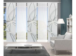 4056751414784 - Schiebegardine VISION S BLINKI blau (türkis) B60cm H260cm Polyester Gardinen DIGITALDRUCK