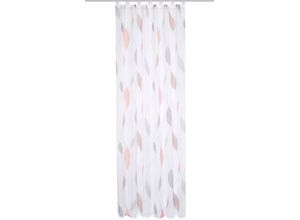 4056751420082 - Gardine HOME WOHNIDEEN PAOLO rot B140cm H145cm Voile Obermaterial 100% Polyester Gardinen halbtransparent