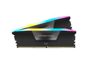 0840006674313 - Vengeance RGB DDR5-6600 - 96GB - CL30 - Dual Channel (2 Stück) - Unterstützt Intel XMP - Schwarz mit RGB 0840006674313 - Vengeance RGB DDR5-6600 - 96GB - CL30 - Dual Channel (2 Stück) - Unterstützt Intel XMP - Schwarz mit RGB