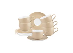 4262487297786 - Kaffeetassen mit Untertassen Liberty Pure Colors 260 ml 6er Set