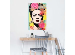 8714597656398 - Poster REINDERS Frida Pop bunt (farbe bild(er) bunt) B61cm H915cm T01cm Holzwerkstoff Bilder