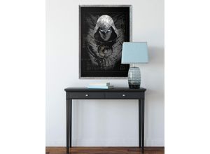 4055065195112 - Wandbild KOMAR Moon Knight Darkness Ahead schwarz (farbe bild(er) schwarz weiß) Disney 1 Stk Vlies Bilder 40 x 50 cm (Breite x Höhe) - Kinderzimmer Dekoration