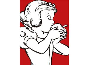 4055065161599 - Bild KOMAR Snow White Apple Bite - red weiß (farbe bild(er) weiß) B30 H40 Papier Bilder Wandbild zur Dekoration im Kinderzimmer - ohne Rahmen