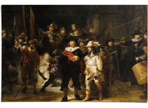 8714597538854 - Poster REINDERS Rembrandt Die Nachtwache braun (farbe bild(er) braun) B915cm H61cm Papier Bilder