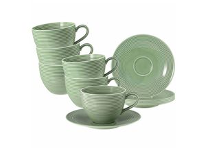 4262517044380 - Teetassen mit Untertassen Beat Color Glaze 140 ml 6er Set 4262517044380 - Teetassen mit Untertassen Beat Color Glaze 140 ml 6er Set